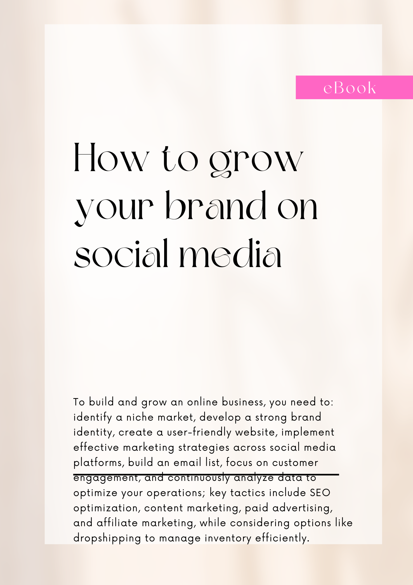 How to grow your brand on social media